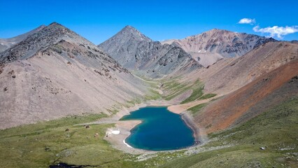 Lake of Mountain Spirits near Aktash village, Altai, Russia