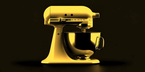 stand mixer in a modern kitchen setting for baking and cooking