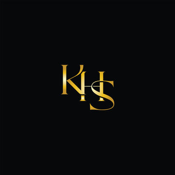 KHS Elegant Luxury Initial Letter Logo Template