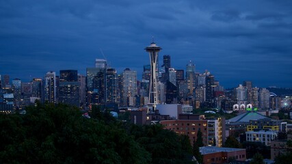 Naklejka premium Seattle Skyline