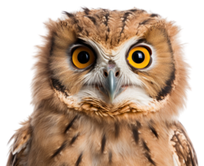 PNG Owl looking confused animal beak bird.