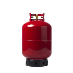 Photo of propane tank isolated on transparent background