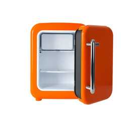 Photo of mini-fridge isolated on transparent background