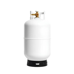 Photo of propane tank isolated on transparent background