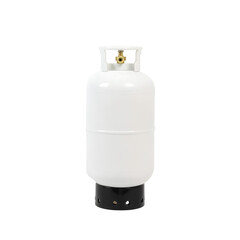 Photo of propane tank isolated on transparent background