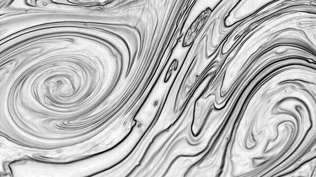 Abstract Black and White Stone Texture for Background Footage.