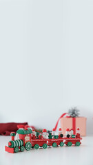 New Year's card in bright colors, the place of copying and text