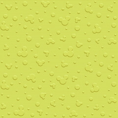 Cute lemon green bubble mouse and polka dot seamless pattern , minimal emboss pop art  background . for happy time, festive wallpaper. 