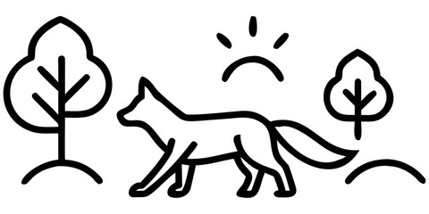 Stock Image Description

Black panther silhouette vector illustration running with a long tail on a white background