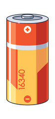 Fototapeta premium Power battery C type design