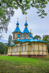 Church of Assumption of Blessed Virgin Mary of Gethsemane Monastery. Consecrated in 2007. Valaam Island. Russia