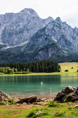 lafo di fusine in estate, tarvisio
