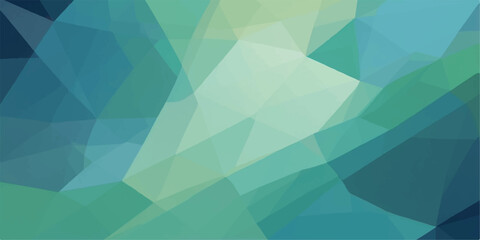 Abstract geometric triangle background pattern with a blue polygon mosaic vector design texture