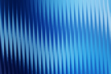 Abstract blue gradient ripples with vertical lines creating a textured geometric pattern