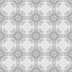 vintage seamless pattern vector design decoration ornament gray