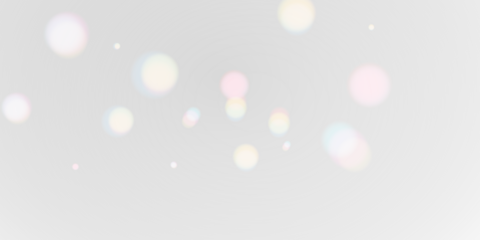 Glowing Bokeh Lights with Sparkling Particles Overlay PNG
