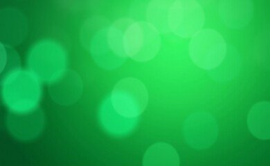 Abstract Green bokeh defocus glitter blur Background