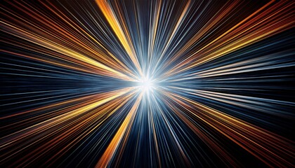 Anime Speed Line Background Animation On Black Radial Comic Light Speed Lines Moving