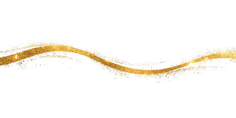 A bright abstract gold and blue light illustration of a water splash on a white texture background with lines