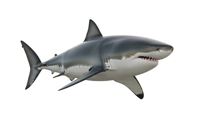 Fototapeta premium Great White Shark Image.