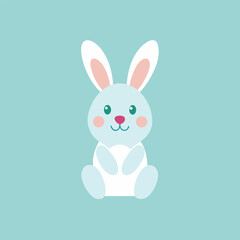 easter bunny with egg