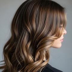 Beautiful Wavy Hairstyle.