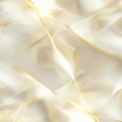 Abstract golden flowing ribbons on an off-white background, suitable for wallpaper
