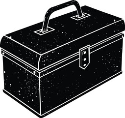 A solid black rectangle representing an empty or void space isolated on transparent background