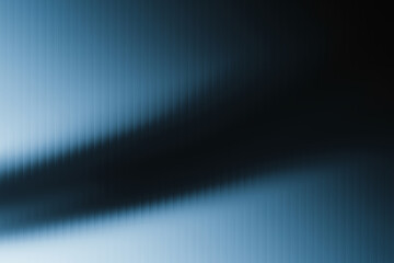 Modern tech-themed abstract background in cool blue tones featuring a vertical ribbed texture and a smooth diagonal shadow wave for digital design projects or professional wallpapers.