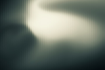 Futuristic abstract background with vertical motion blur lines and a soft glowing light effect. Modern dark green and gray gradient wallpaper for technology or business presentation.