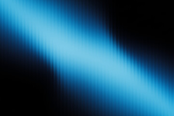 Abstract luminous diagonal blue light beam with subtle vertical lines on a deep black background, creating a futuristic digital technology graphic resource for web design or presentation background