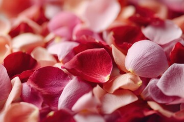 Background of rose petals,closeup
