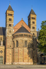 Basilica of Saint Servatius at the Vrijthof square in Maastricht, Netherlands