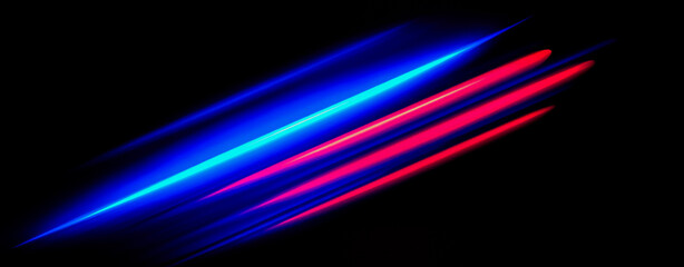 Blue and red line with a black background. The blue and red lines are very thin and are almost invisible
