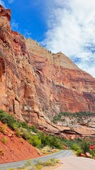 Road to the rock mountain 