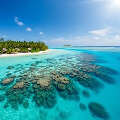 Tropical Island Paradise.