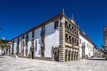 25 de April monument at Freedom Square, Viana do Castelo, Minho, Portugal.
