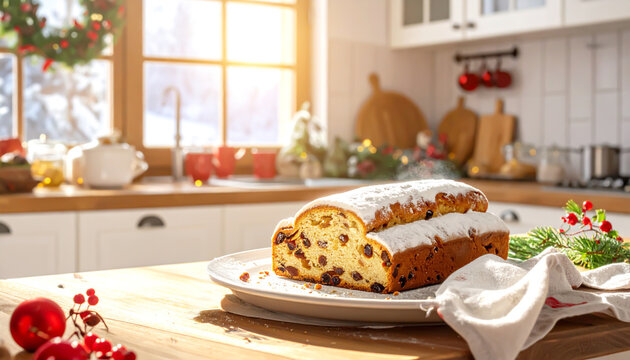 Christstollen in der K&uuml;che 