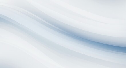 Fototapeta premium Abstract light blue and white flowing lines background graphic design