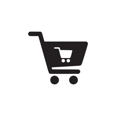 Vector art of shopping cart icon perfect for ecommerce, online stores, or any design needing a shopping symbol simple and modern design for web and print