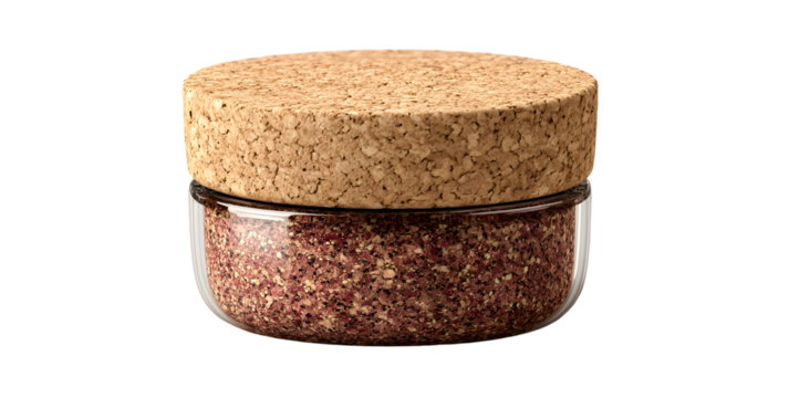 isolated cork stopper with warm color on transparent background