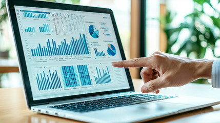 企業のKPIを可視化したデータ分析
