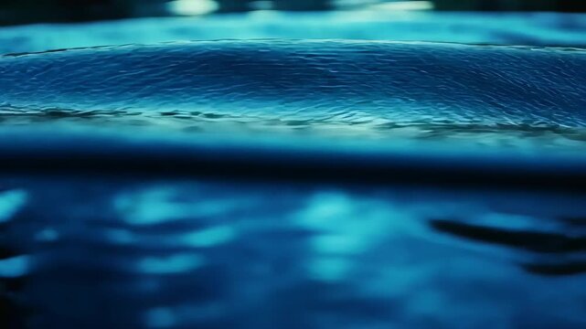 Abstract Aqua Harmony: An artistic exploration of water's serenity. Capturing liquid's form, revealing intricate textures, this aquatic composition promises a calming visual experience.