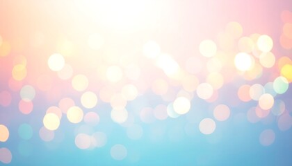 Soft pastel bokeh background