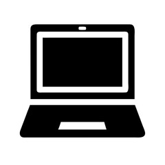 Sleek modern laptop icon representing digital innovation, connectivity, and professional productivity for tech-savvy businesses and individuals seeking modern solutions