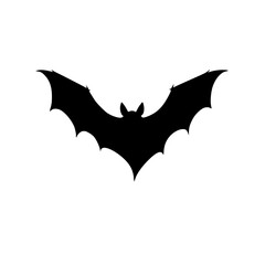 bat on white background