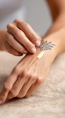 Tattoo care and protection: spf application on inked skin for long-lasting vibrancy