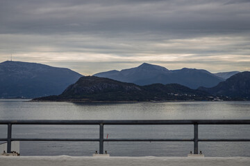 The fjords near Alesund, Norway