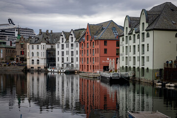 Architecture in Alesund, Norway
