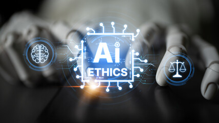 AI ethics ensures fairness, transparency, and responsibility in intelligent systems, guiding safe...